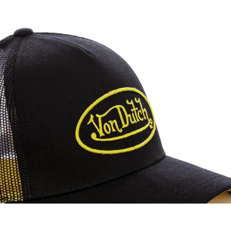 cepur-izliekta-truckeris-melns-snapback-neo-yel-no-von-dutch