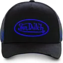 cepur-izliekta-truckeris-melns-snapback-neo-blu-no-von-dutch