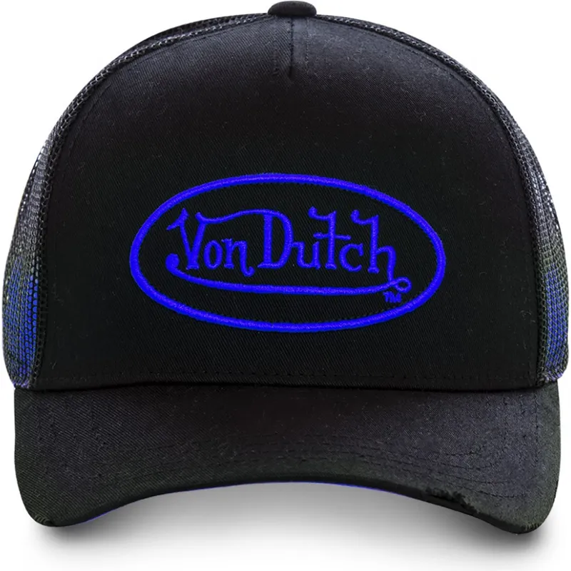 cepur-izliekta-truckeris-melns-snapback-neo-blu-no-von-dutch