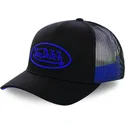 cepur-izliekta-truckeris-melns-snapback-neo-blu-no-von-dutch