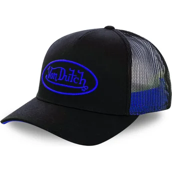 cepur-izliekta-truckeris-melns-snapback-neo-blu-no-von-dutch