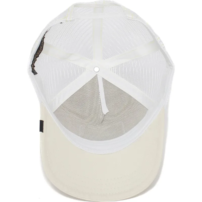 cepur-izliekta-soferis-balts-snapback-abeja-queen-bee-the-farm-no-goorin-bros