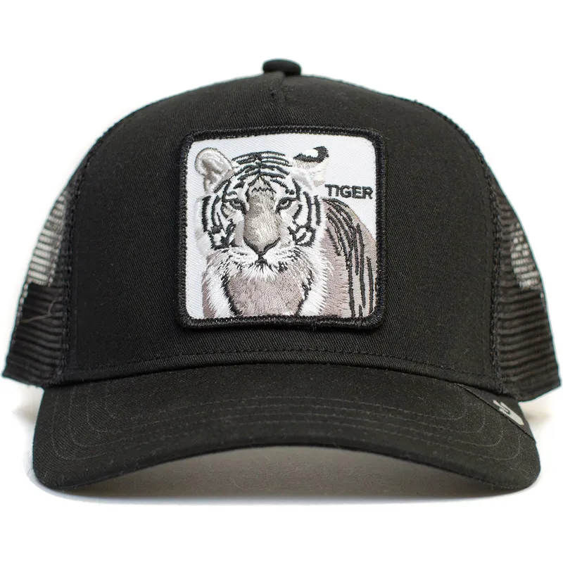 cepur-izliekta-truckeris-melns-snapback-silver-tiger-the-farm-no-goorin-bros
