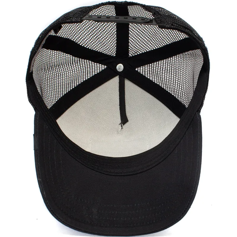 cepur-izliekta-truckeris-melns-snapback-silver-tiger-the-farm-no-goorin-bros