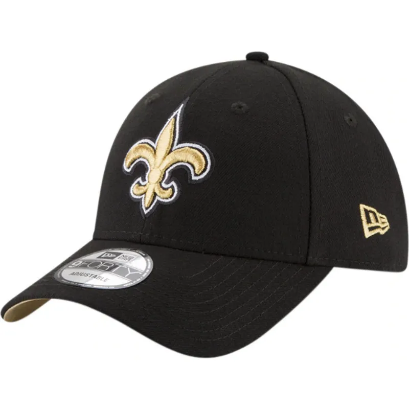 cepur-izliekta-melns-regulejams-9forty-the-league-no-new-orleans-saints-nfl-no-new-era