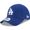 blaue-verstellbare-gebogene-kappe-9forty-the-league-der-los-angeles-dodgers-mlb-von-new-era