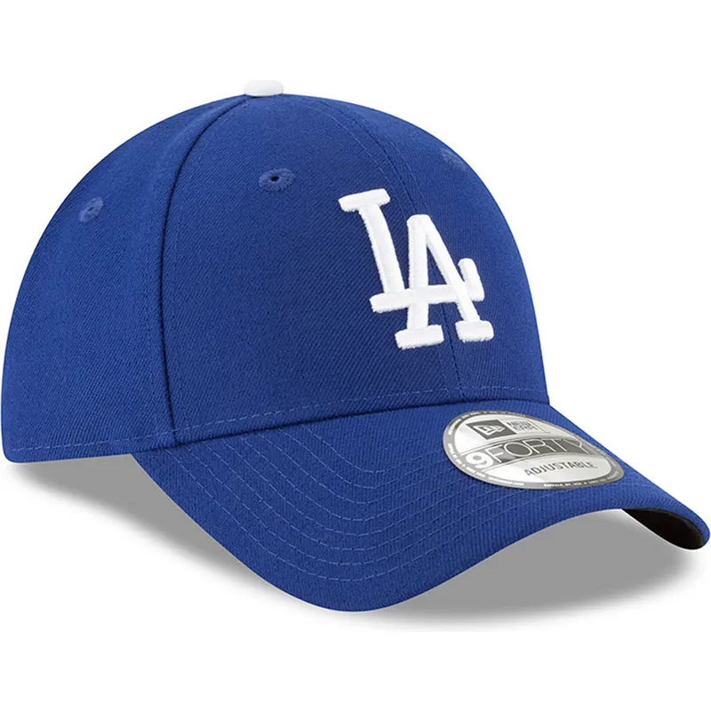 cepur-izliekta-zils-regulejama-lente-9forty-the-league-no-los-angeles-dodgers-mlb-no-new-era