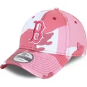 cepur-izliekta-maskesanas-regulejama-lente-rosa-rosa-9forty-no-boston-red-sox-mlb-no-new-era