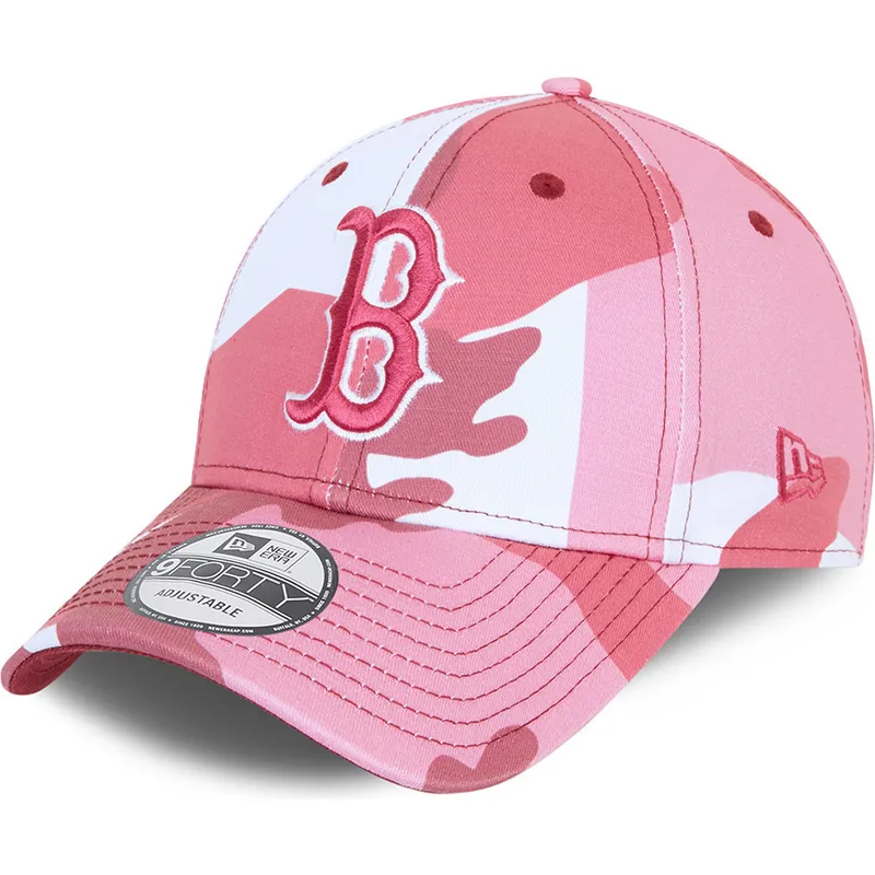 cepur-izliekta-maskesanas-regulejama-lente-rosa-rosa-9forty-no-boston-red-sox-mlb-no-new-era