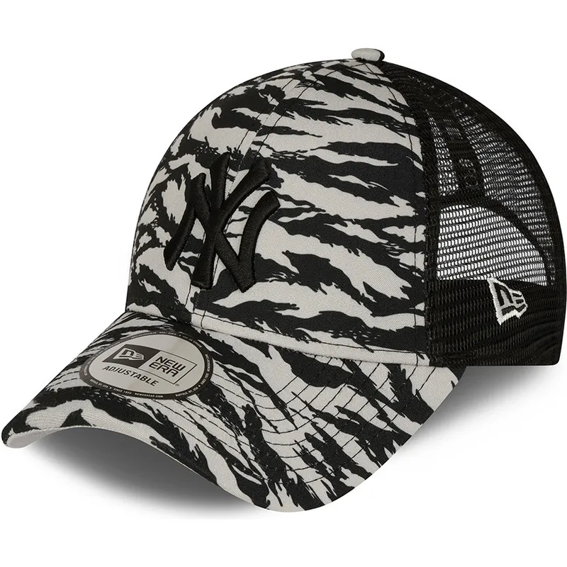 cepur-izliekta-truckeris-peleks-snapback-9forty-tiger-print-no-new-york-yankees-mlb-no-new-era
