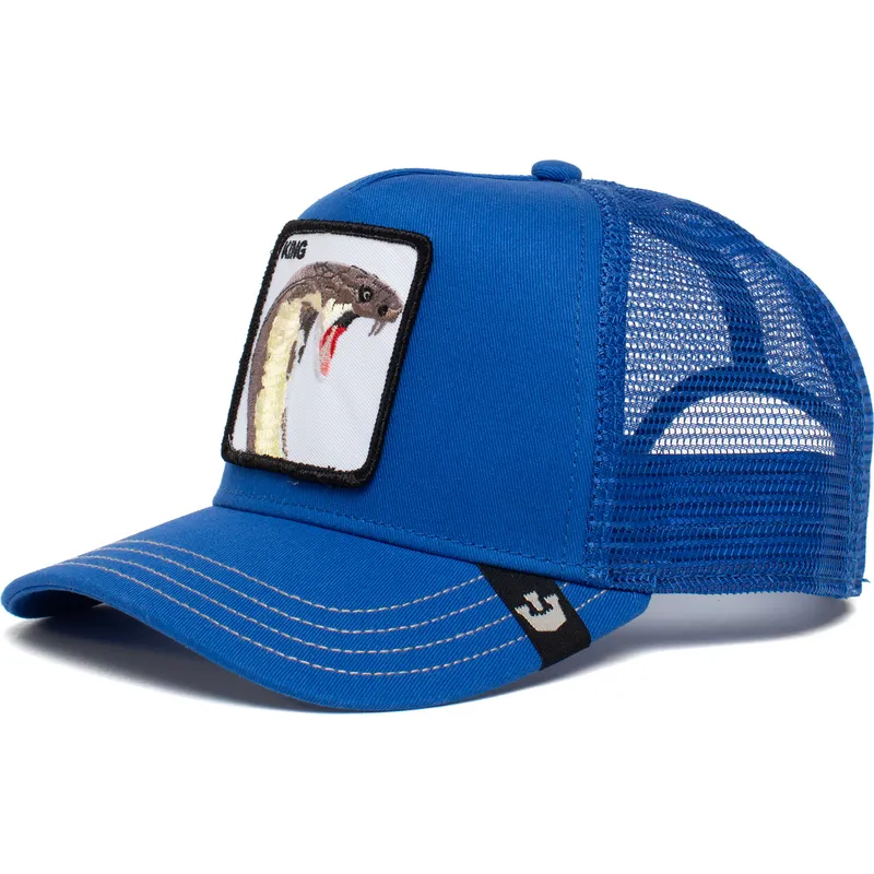 cepur-izliekta-truckeris-zils-snapback-king-biter-the-farm-no-goorin-bros