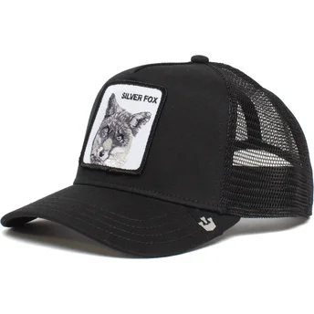 cepur-izliekta-truckeris-melns-snapback-silver-the-farm-no-goorin-bros