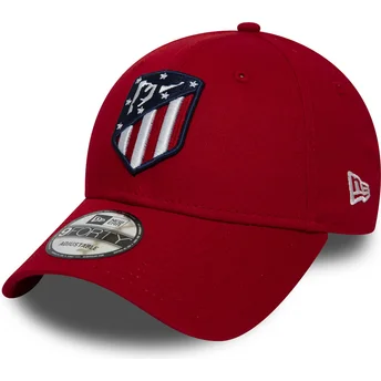 cepur-izliekta-sarkans-regulejams-9forty-essential-atletico-no-atletico-de-madrid-lfp-no-new-era