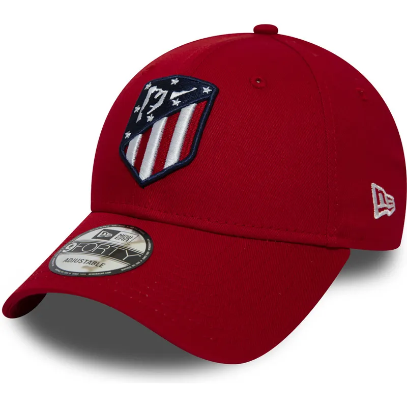 cepur-izliekta-sarkans-regulejams-9forty-essential-atletico-no-atletico-de-madrid-lfp-no-new-era