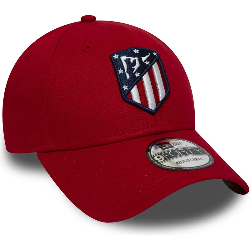 cepur-izliekta-sarkans-regulejams-9forty-essential-atletico-no-atletico-de-madrid-lfp-no-new-era