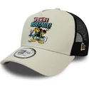 grau-trucker-cap-character-a-frame-daffy-duck-looney-tunes-von-new-era