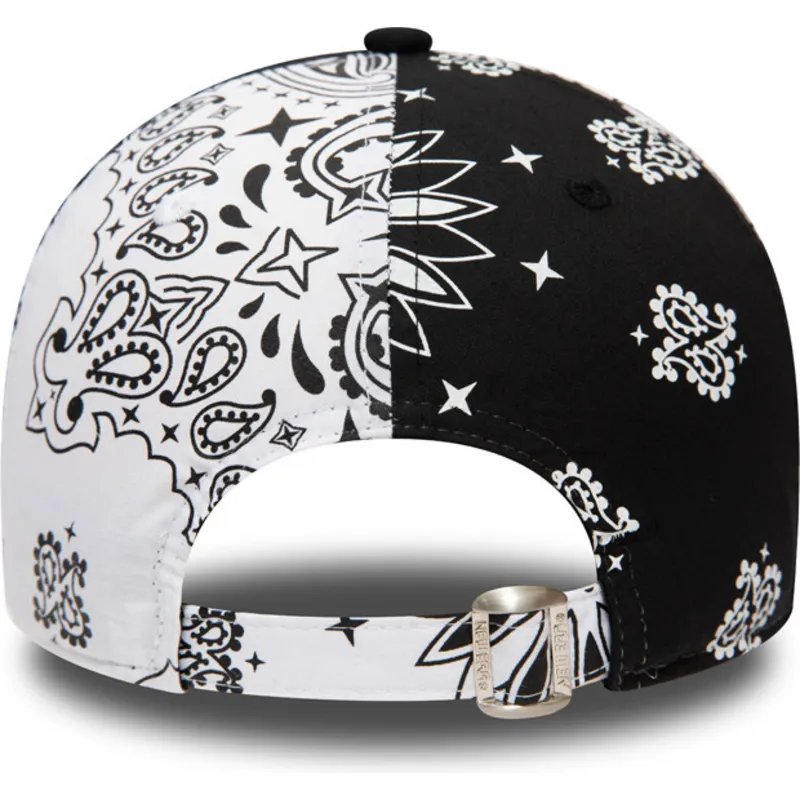 cepur-izliekta-melns-regulejams-9forty-paisley-print-no-new-york-yankees-mlb-no-new-era
