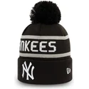 cepur-ar-bumbuli-melns-cuff-knit-jake-no-new-york-yankees-mlb-no-new-era