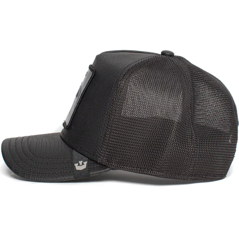 cepur-izliekta-truckeris-melns-snapback-deadly-encounter-the-farm-no-goorin-bros