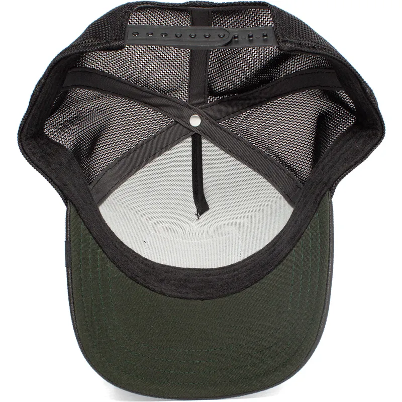 cepur-izliekta-truckeris-melns-snapback-deadly-encounter-the-farm-no-goorin-bros