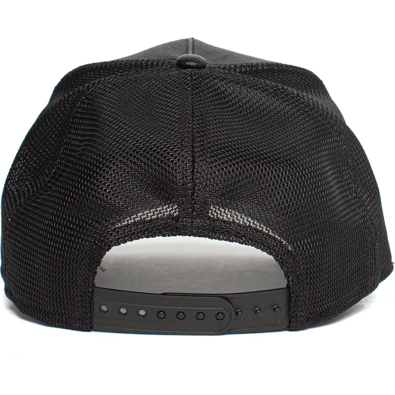 cepur-izliekta-truckeris-melns-snapback-oh-snap-leaping-lizards-the-farm-no-goorin-bros