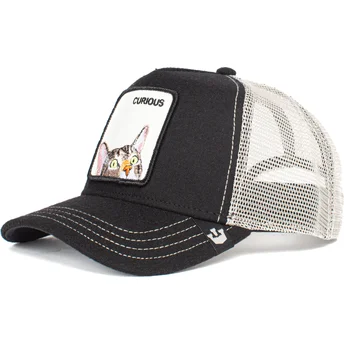 cepur-izliekta-truckeris-melns-snapback-curious-peek-a-boo-the-farm-no-goorin-bros