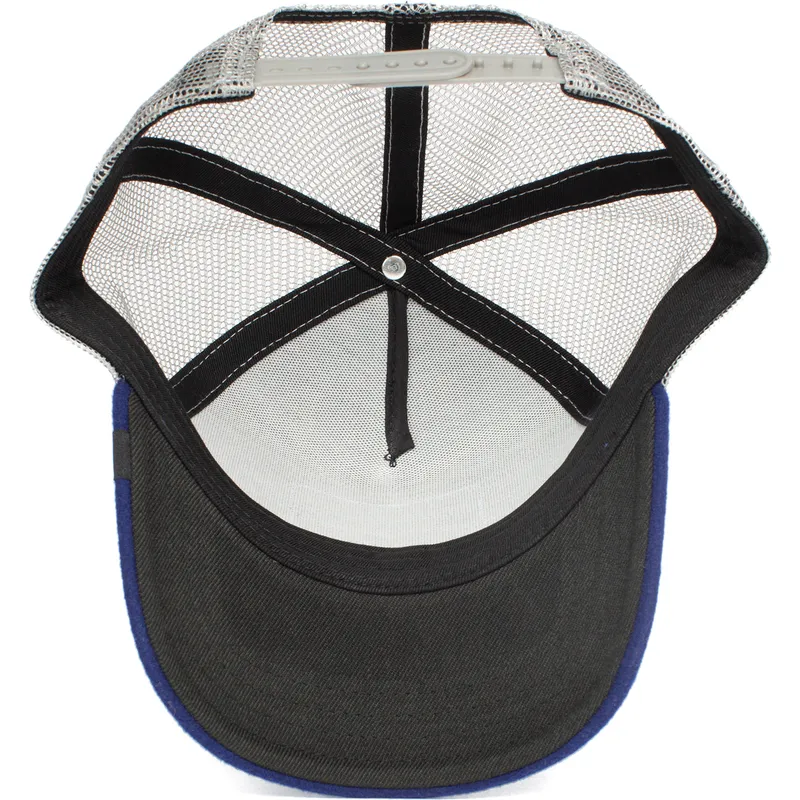 cepur-izliekta-truckeris-zils-snapback-wet-clean-cat-the-farm-no-goorin-bros