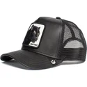 cepur-izliekta-truckeris-melns-snapback-panther-truth-will-prevail-the-farm-no-goorin-bros