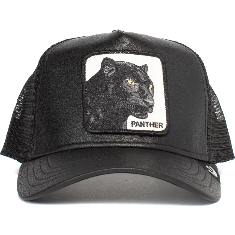 cepur-izliekta-truckeris-melns-snapback-panther-truth-will-prevail-the-farm-no-goorin-bros