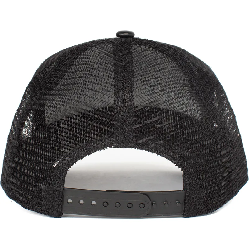 cepur-izliekta-truckeris-melns-snapback-panther-truth-will-prevail-the-farm-no-goorin-bros