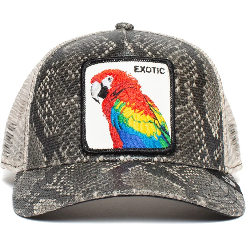 cepur-izliekta-truckeris-melns-snapback-exotic-margaritaville-the-farm-no-goorin-bros