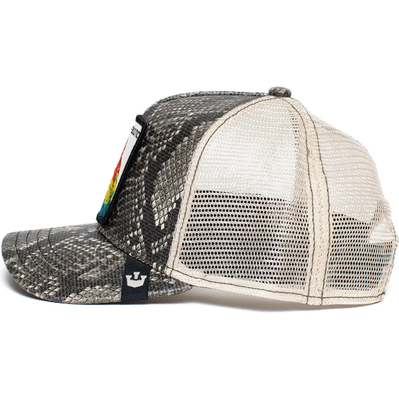cepur-izliekta-truckeris-melns-snapback-exotic-margaritaville-the-farm-no-goorin-bros