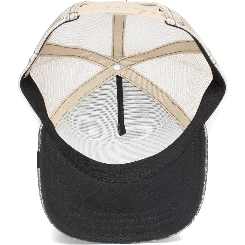 cepur-izliekta-truckeris-melns-snapback-exotic-margaritaville-the-farm-no-goorin-bros