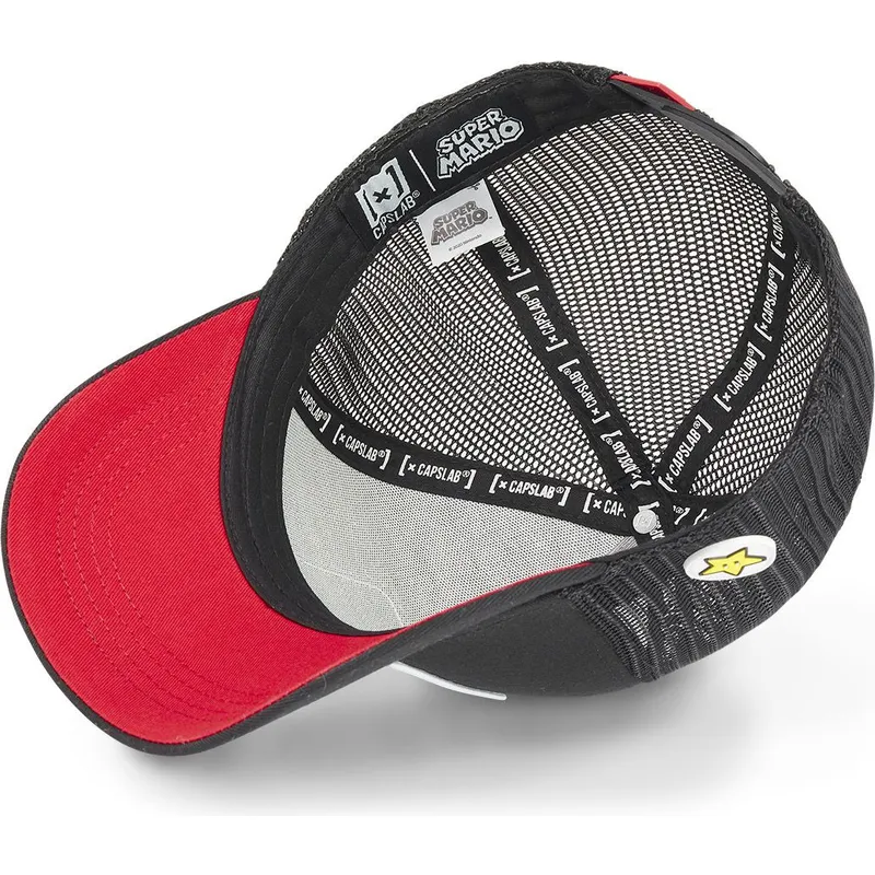 cepur-izliekta-truckeris-melns-snapback-cla2-bros-mario-super-mario-bros-no-capslab
