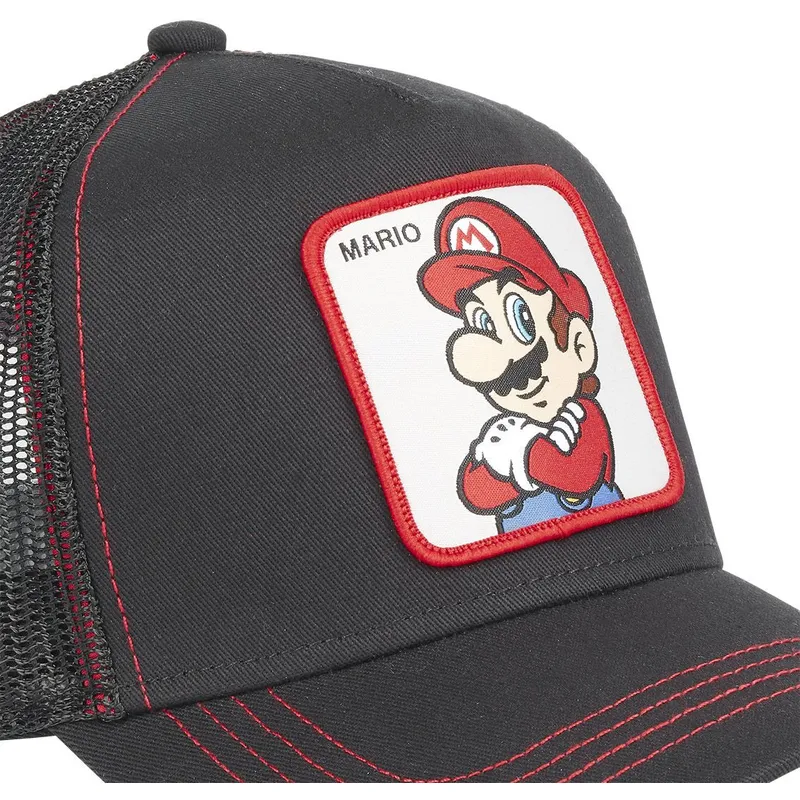 cepur-izliekta-truckeris-melns-snapback-smb-mar2-bros-mario-super-mario-bros-no-capslab