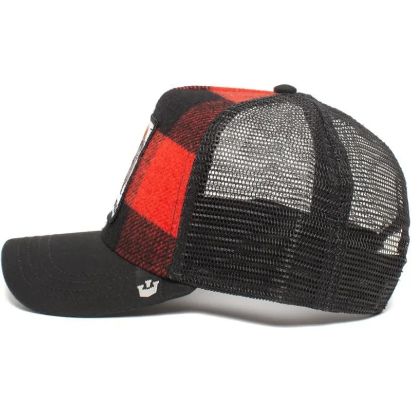 cepur-izliekta-truckeris-sarkans-snapback-buffalo-the-farm-no-goorin-bros