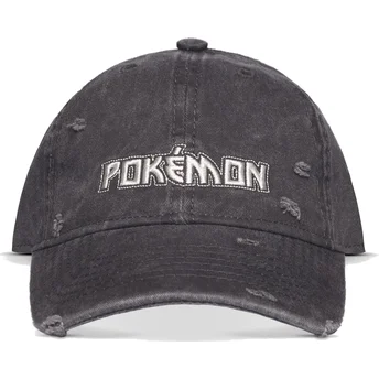 Gorra curva gris snapback Pokémon de Difuzed