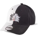 gorra-curva-negra-y-blanca-ajustable-cruella-de-vil-101-dalmatas-disney-de-difuzed