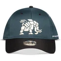 snapback-kappe-mit-gebogenem-schirm-in-blau-und-schwarz-tremortusk-mammut-forbidden-west-horizon-von-difuzed