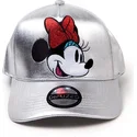 silberne-minnie-mouse-disney-snapback-kappe-mit-gebogenem-schirm-von-difuzed