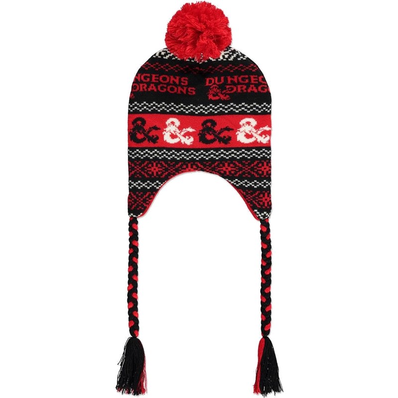 difuzed-dungeons-and-dragons-red-and-black-sherpa-beanie