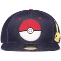 gorra-plana-azul-vaquero-snapback-poke-ball-pikachu-pokemon-de-difuzed