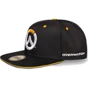 schwarze-flache-snapback-kappe-logo-overwatch-von-difuzed