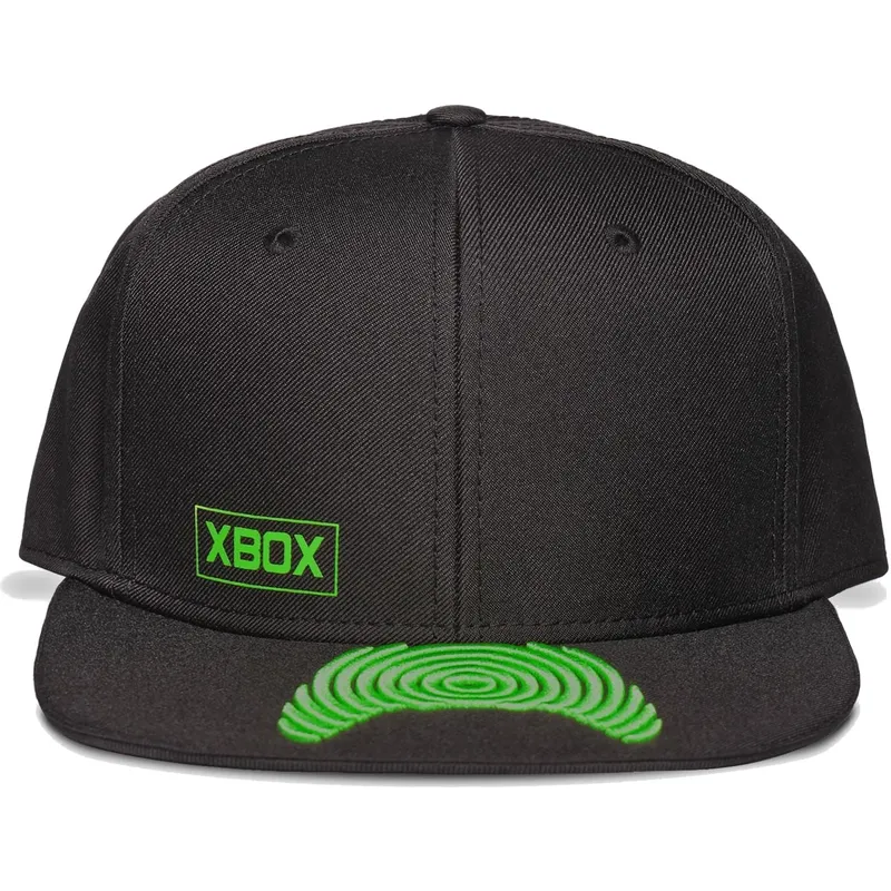 cepur-plakana-melns-snapback-visor-controller-microsoft-no-difuzed