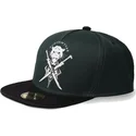 grune-und-schwarze-snapback-kappe-guenhwyvar-drizzt-dungeons-dragons-von-difuzed