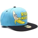 cepur-plakana-zils-snapback-banana-no-difuzed
