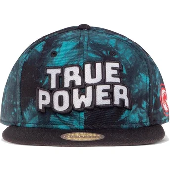 Gorra plana azul y negra snapback True Power Marvel Comics de Difuzed