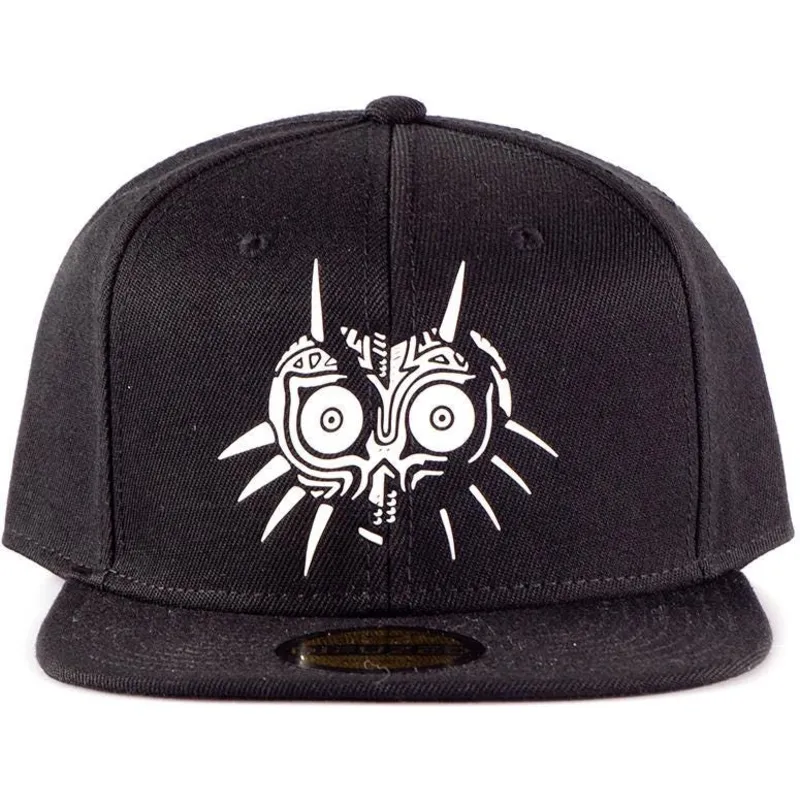 cepur-plakana-melns-snapback-white-no-difuzed