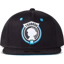 gorra-plana-negra-snapback-oliver-atom-campeones-oliver-y-benji-de-difuzed