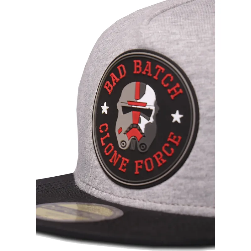 graue-und-schwarze-flache-snapback-kappe-fur-jungen-hunter-the-bad-batch-clone-force-star-wars-von-difuzed